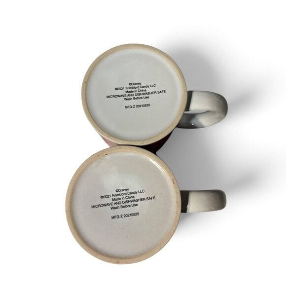 Disney Mugs Set of 2 with Mikey Mouse and Minnie Mouse - Picture 4 of 4